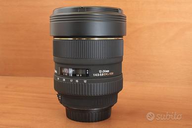 Sigma 12-24 F. 4.5-5.6 EX DG HSM per Canon EF