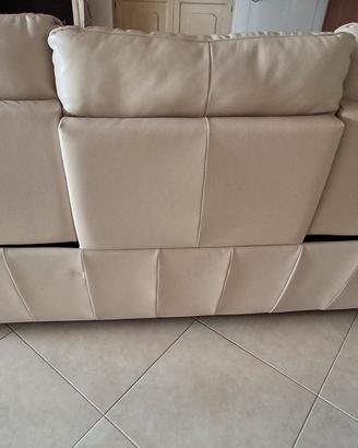 Divano 3 posti vera pelle Natuzzi 