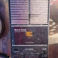 Citizen registratore mangiacassette Vintage