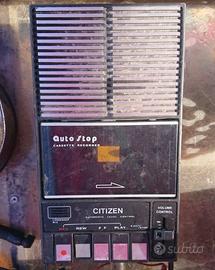 Citizen registratore mangiacassette Vintage