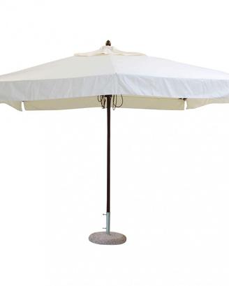 Ombrellone da Giardino 3 x 4 m con Telo 270 g Beig
