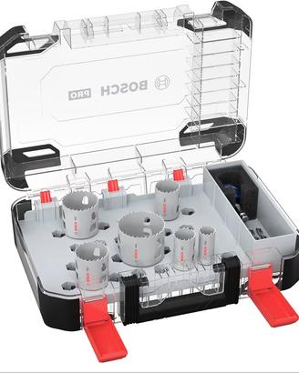 Bosch Pro Multi Material Set di 9 seghe a tazza