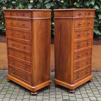 Coppia settimanali cassettiere lombardi antichi la