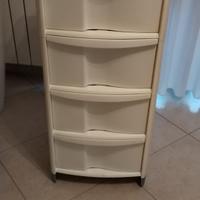Cassettiera in plastica