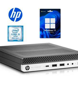 🔵HP MINI PC ELITE DESK 800 G4 I5 16GB 256GB WIFI