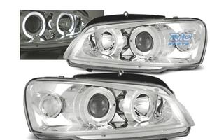 FARI PEUGEOT 106 96-03 ANGEL EYES FONDO CROMATO