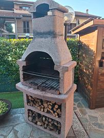barbecue bbq in cemento