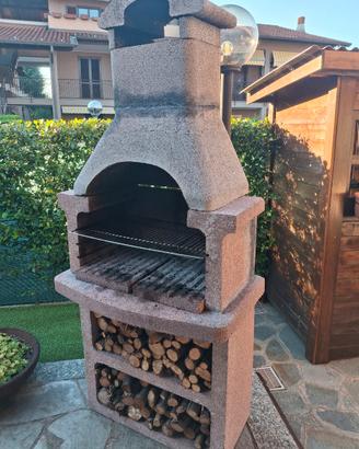 barbecue bbq in cemento