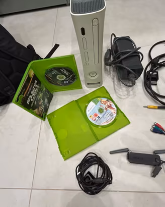 Xbox 360 - Giochi più cavi HD + adattatore wi-fi