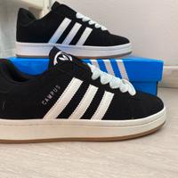 Adidas campus nero e bianco originale