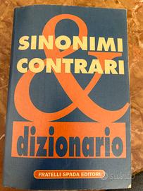Dizionario dei sinonimi e contrari -anagrafe parol