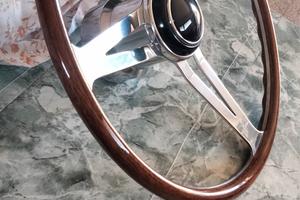 volante in legno personal d'epoca 