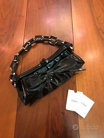 CHLOÈ borsa a spalla in gomma nera