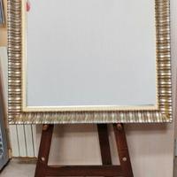 cornice   in legno argentata misura inerna 60 x70 