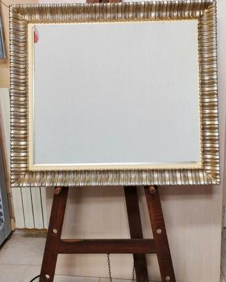 cornice   in legno argentata misura inerna 60 x70 