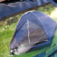 tenda campeggio 4 posti blu