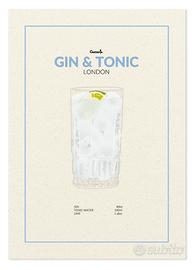 Stampa gin tonic guzzerie per quadro