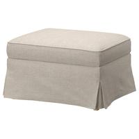 IKEA EKTORP Fodera divano pouf poggiapiedi beige