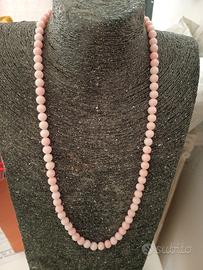 collana quarzo rosa