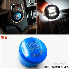 PULSANTE start stop BLU per BMW serie 1 2 3 4 5 X