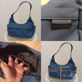 borsa jeans a spalla Benetton nuova