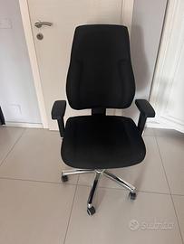 Poltrona ufficio ergonomica nero