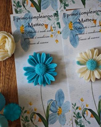 Candela Margherita Bomboniera personalizzata 