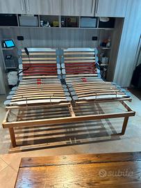 Rete doghe motorizzata matrimoniale 