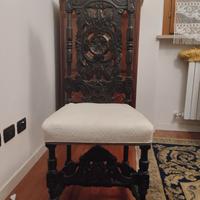 Sedia italiana fine XIX secolo – Stile Neo-Rin