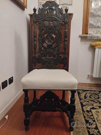 Sedia italiana fine XIX secolo – Stile Neo-Rin