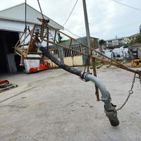 Pompa Landini con cavalletto e pesca