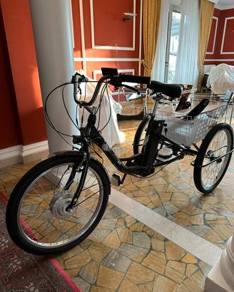 Bici elettrica tre ruote