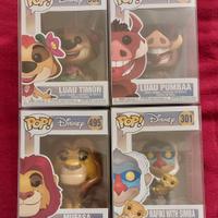 Timon Pumba Mufasa Rafiki Simba Funko Pop Re Leone