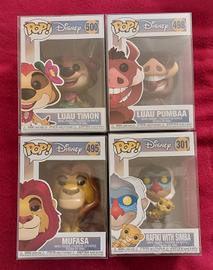 Timon Pumba Mufasa Rafiki Simba Funko Pop Re Leone