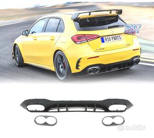 DIFFUSORE MERCEDES CLASSE A W177 18-22 LOOK AMG A4