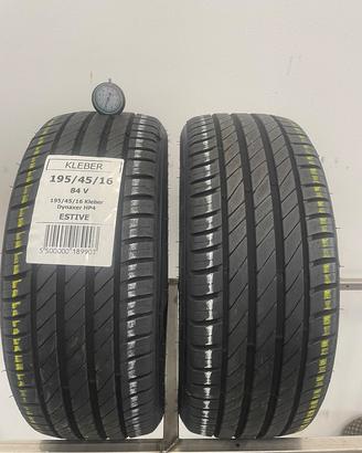 195 45 r16 84v 2 gomme kleber estivi