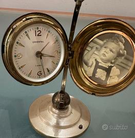 Orologio vintage da tavolo “mappamondo” apribile –