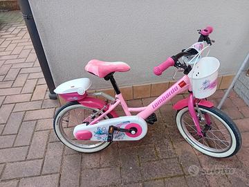 bici da bambina,misura 16 Lombardo