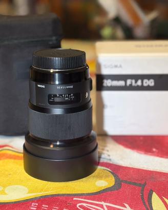 Sigma 20mm f/1.4 DG Art Canon