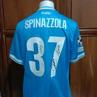 Maglia Napoli Spinazzola Champions autografata