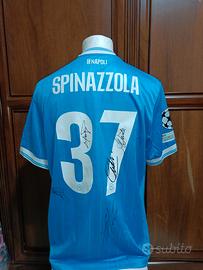 Maglia Napoli Spinazzola Champions autografata
