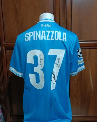 Maglia Napoli Spinazzola Champions autografata