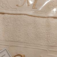asciugamani coppia lettera m