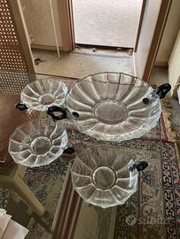 Set piatto da portafa con piattini vintage
