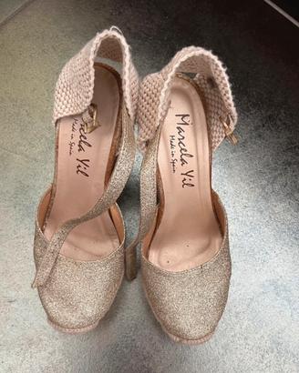 Espadrillas con zeppa n.36  Marcela Yil