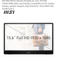 MSI Monitor portatile