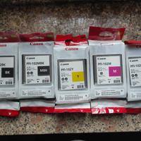 Cartucce PFI102BK-PFI12MBK-PFI102C-PFI102M-PFI102Y