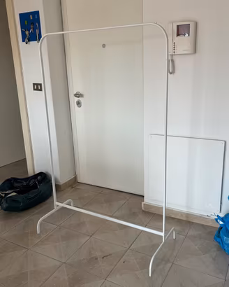 Appendiabiti da terra MULIG IKEA bianca