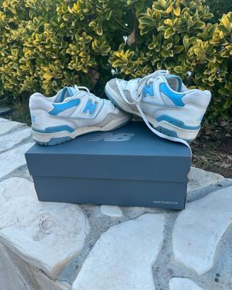 New Balance 550 Bianche/Azzurre EU 41.5