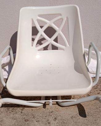 Sedile girevole vasca da bagno anziani/disabili